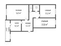 3-комнатная квартира, 68.9 м², 5/5 этаж, Карбышева 25 за 22 млн 〒 в Костанае — фото 15