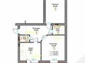 2-бөлмелі пәтер, 78 м², 3/5 қабат, мкр. Алтын орда, мкр. Батыс-2, №339 — мангілік, бағасы: 15.5 млн 〒 в Актобе, мкр. Алтын орда — фото 10