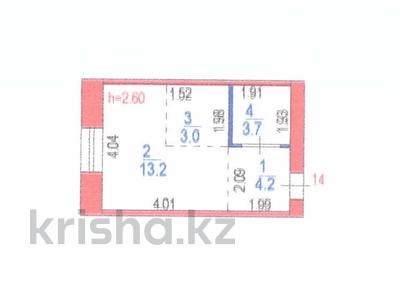 1-бөлмелі пәтер · 24.1 м² · 2/4 қабат, Шынтас 21, бағасы: ~ 8.7 млн ₸ в Астане, Сарыарка р-н
