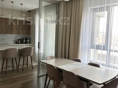 2-бөлмелі пәтер · 74 м² · 2/8 қабат, мкр Комсомольский, Туран стр. 22 — ТРЦ Сарыарка, бағасы: 69.9 млн 〒 в Астане, Есильский р-н