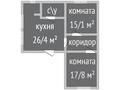 Отдельный дом · 2 комнаты · 72 м² · 8.5 сот., 1-й Цветочный проезд 21 за 14.5 млн ₸ в Костанае — фото 2