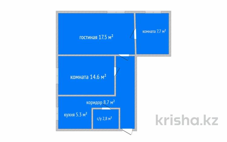 1-бөлмелі пәтер · 60 м² · 1/2 қабат, Школьная 55, бағасы: 17 млн ₸ в Затобольске (Тобыле) — фото 15
