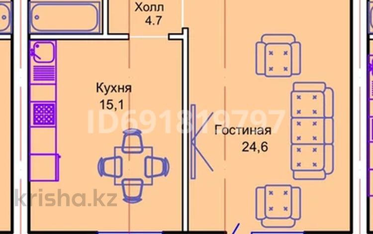 1-комнатная квартира, 51 м², Тауелсиздик 34/8 за 18 млн 〒 в Астане, Алматы р-н — фото 9