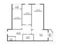 3-бөлмелі пәтер, 74.1 м², 2/9 қабат, мкр Астана , Мкр Сайрам, бағасы: 28.5 млн 〒 в Шымкенте, Каратауский р-н — фото 4