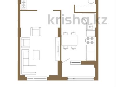 1-бөлмелі пәтер · 51.39 м² · 16/18 қабат, Достык 8/5, бағасы: ~ 36.2 млн ₸ в Астане