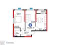 2-бөлмелі пәтер · 66 м² · 7/12 қабат, мкр Шымсити, Квартал 189, бағасы: 33.9 млн ₸ в Шымкенте, Абайский р-н — фото 8