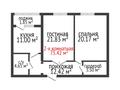 2-бөлмелі пәтер, 77.4 м², 9/9 қабат, 7 микрорайон, бағасы: 24 млн 〒 в Костанае — фото 12