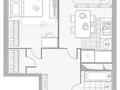 2-бөлмелі пәтер · 46.6 м² · 7/12 қабат, мкр Акбулак, Момышулы 100 — Рыскулова, бағасы: 26 млн ₸ в Алматы, Алатауский р-н — фото 8