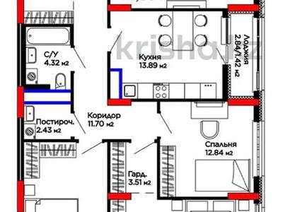 4-комнатная квартира · 111.63 м² · 8/8 этаж, Е-15 5 за 59.7 млн ₸ в Астане, Нура р-н