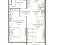 2-комнатная квартира · 57.9 м² · 4/9 этаж, Каныша Сатпаева 90а/1 — БЕЗ КОМИССИИ за ~ 45.7 млн ₸ в Алматы, Бостандыкский р-н