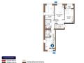 3-бөлмелі пәтер · 83.46 м², Хусейн бен Талал 461, бағасы: 44.8 млн ₸ в Астане, Нура р-н — фото 2