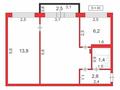 2-бөлмелі пәтер · 45 м² · 4/5 қабат, Майкудук, 13й микрорайон, бағасы: 9.5 млн ₸ в Караганде, Алихана Бокейханова р-н — фото 9