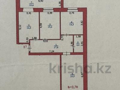 3-комнатная квартира · 104 м² · 5/5 этаж, Громова за 26.8 млн 〒 в Уральске