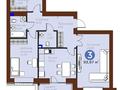 3-бөлмелі пәтер · 93.97 м² · 3/9 қабат, Е 915 12, бағасы: 55.6 млн ₸ в Астане, Есильский р-н — фото 6