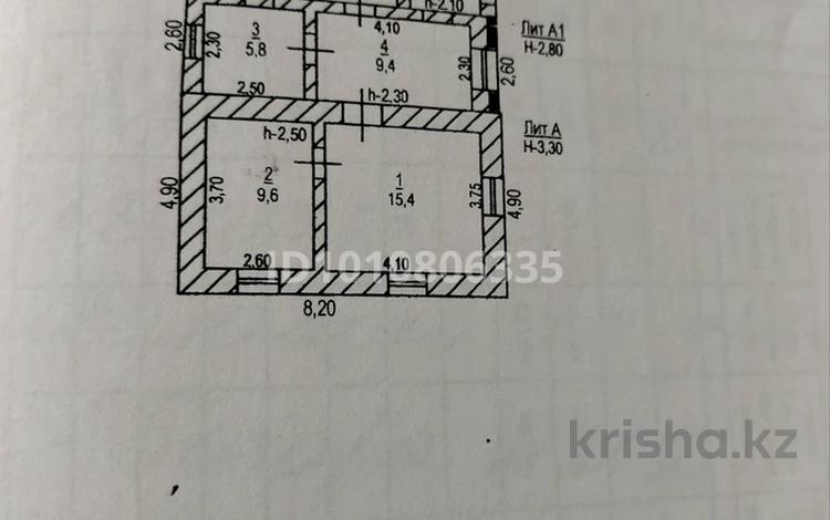 Отдельный дом · 4 комнаты · 64 м² · 10 сот., Кошек Батыра — В сторону 15 микрорайона за 34 млн ₸ в Таразе — фото 2