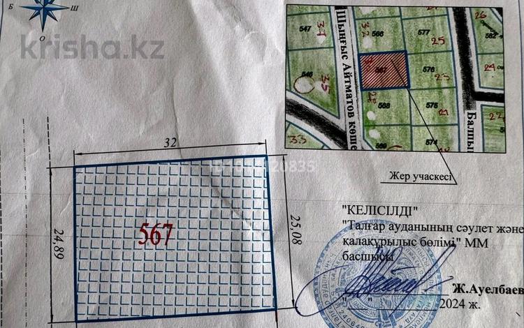 Жер телімі · 7 сотық, Нұра, бағасы: 2.8 млн ₸ в Нура — фото 2