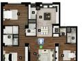 4-комнатная квартира · 177 м² · 11/25 этаж, Кошкарбаева 8 за 138 млн ₸ в Астане, Сарайшык р-н