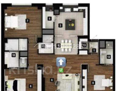 4-бөлмелі пәтер · 177 м² · 11/25 қабат, Кошкарбаева 8, бағасы: 138 млн ₸ в Астане, Сарайшык р-н