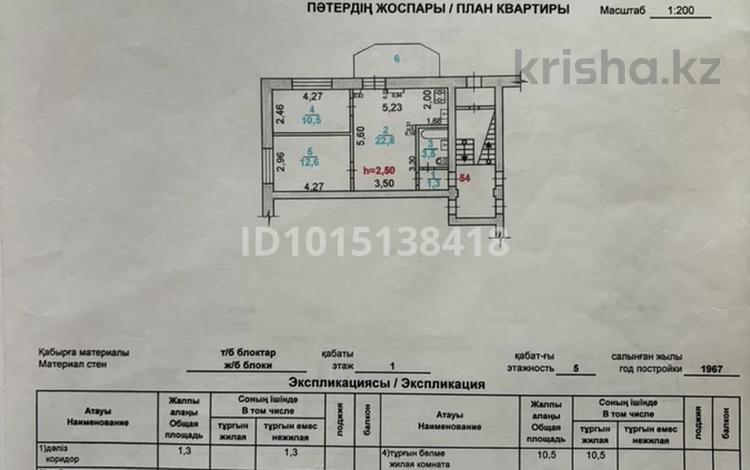 2-бөлмелі пәтер · 51 м² · 1/5 қабат, Парковая 108, бағасы: 14 млн ₸ в Рудном — фото 2