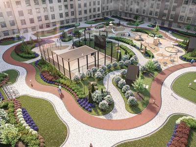 2-комнатная квартира · 45.08 м² · 10 этаж, Е 909 31 — Г. Астана, пересечение пр. Улы дала и ул. Айтматова за 33 млн ₸ в Нура р-н