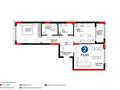 3-бөлмелі пәтер · 77 м² · 4/12 қабат, Кабанбай батыр 56 — Ботанический сад, бағасы: 122.5 млн ₸ в Астане, Есильский р-н — фото 86