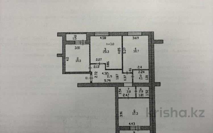 3-комнатная квартира · 98.12 м² · 3/7 этаж, Набережная 23 — Шухова за ~ 47.1 млн ₸ в Петропавловске — фото 2