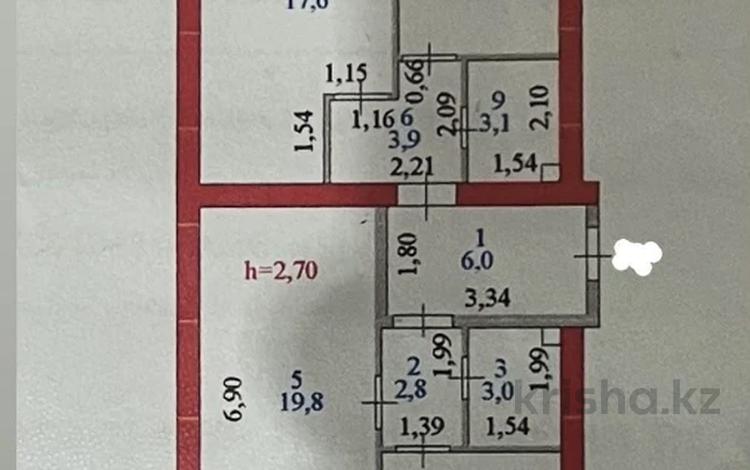 3-бөлмелі пәтер · 82 м² · 3/9 қабат, Ахмет Байтурсынулы 39/1, бағасы: 38.9 млн ₸ в Астане, Сарайшык р-н — фото 20