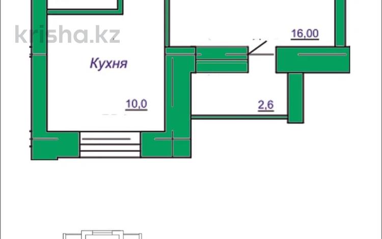 1-комнатная квартира, 35 м², 10/10 этаж, Темирбекова 11 за 9 млн 〒 в Кокшетау — фото 22