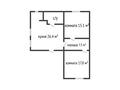 Отдельный дом · 2 комнаты · 71.8 м² · 8.6 сот., 1-й Цветочный за 14.5 млн ₸ в Костанае — фото 16