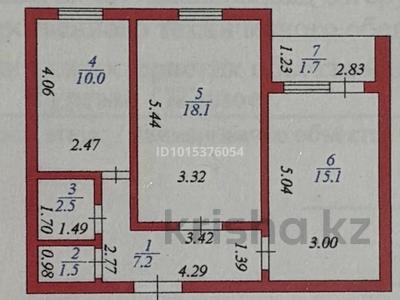 2-бөлмелі пәтер · 57 м² · 5/10 қабат, Абылай хана 6/1, бағасы: 29 млн ₸ в Астане, Алматы р-н