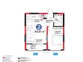 2-комнатная квартира · 47 м², Байдибек би за ~ 27.1 млн ₸ в Шымкенте, Абайский р-н