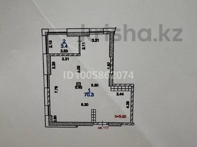3-комнатная квартира · 70 м² · 1 этаж, Тургут Озала 237 за 850 000 ₸ в Алматы, Бостандыкский р-н