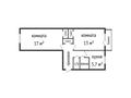 2-бөлмелі пәтер · 47 м² · 4/5 қабат, Потанина 35, бағасы: 18 млн ₸ в Усть-Каменогорске — фото 10