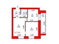 2-комнатная квартира · 49.6 м², 8 Марта 98 за ~ 19.8 млн ₸ в Уральске — фото 3