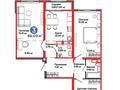 3-комнатная квартира · 88 м² · 3/9 этаж, Кайым Мухамедханов 41д за 57 млн ₸ в Астане, Нура р-н — фото 2