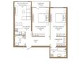 3-комнатная квартира · 85.7 м², Каныша Сатпаева 90а/1 за ~ 60.8 млн ₸ в Алматы, Бостандыкский р-н — фото 3