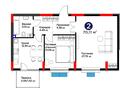 2-комнатная квартира · 70.11 м², Абулхайыр Хана 64 за ~ 37.8 млн ₸ в Атырау — фото 3