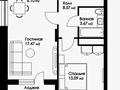 2-комнатная квартира · 51.56 м² · 3/8 этаж, Нажимеденова за ~ 23.2 млн ₸ в Астане, Сарайшык р-н — фото 7
