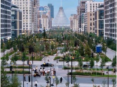 4-комнатная квартира · 114.3 м² · 11/12 этаж, Санжара Асфендиярова 8 за 75 млн ₸ в Астане, Нура р-н