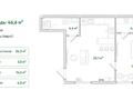2-комнатная квартира · 46.6 м² · 1/2 этаж, Дулати 1в за ~ 19.6 млн ₸ в Туздыбастау (Калинино) — фото 7