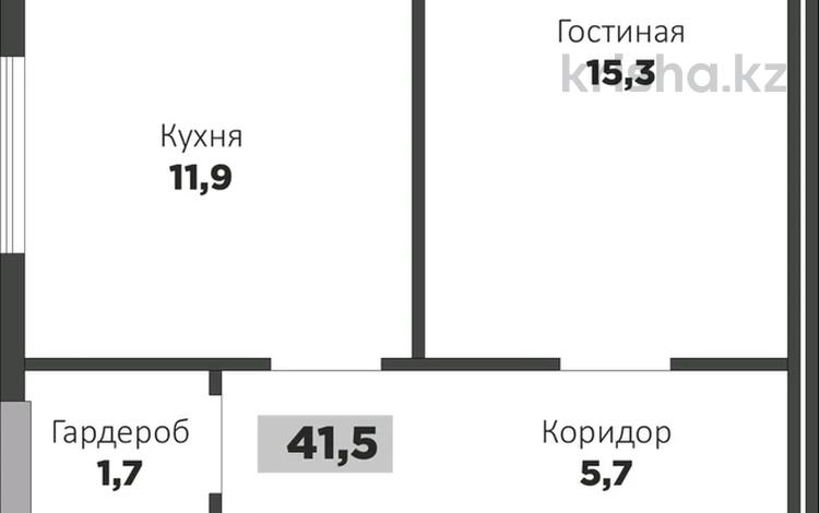 1-бөлмелі пәтер · 42 м² · 3/12 қабат, Н. Тлендиева 52, бағасы: ~ 16.9 млн ₸ в Астане, Сарыарка р-н — фото 2