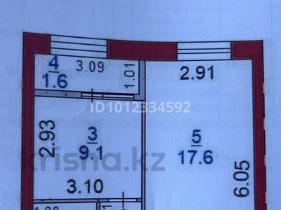 1-бөлмелі пәтер · 33.7 м² · 8/9 қабат, Мкр-н Северо-Западный 235, бағасы: 18 млн ₸ в Костанае