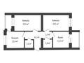 3-бөлмелі пәтер · 86.5 м² · 1/4 қабат, Каирбекова 453к2, бағасы: 40.5 млн ₸ в Костанае — фото 2