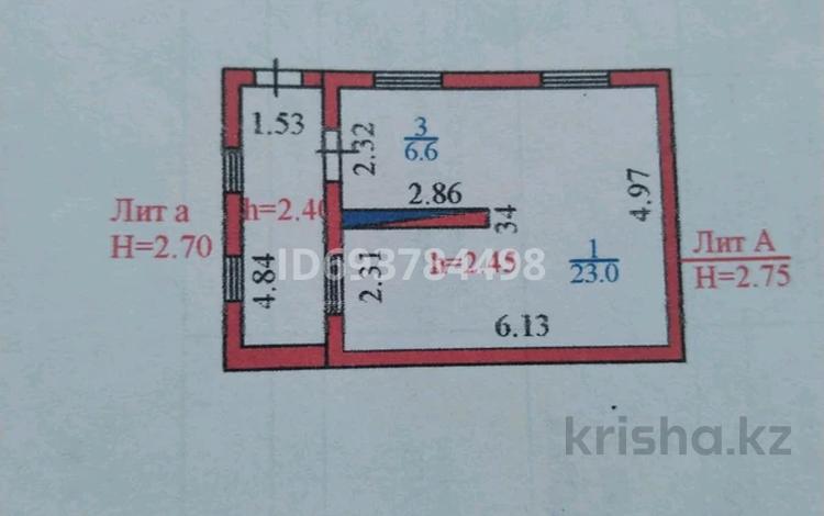 Отдельный дом • 1 комната • 29.6 м² • 10 сот., Техснаб Трудовик за 5.8 млн 〒 в Балхаше — фото 2