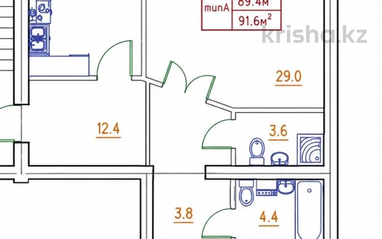 1-комнатная квартира · 58 м² · 1/5 этаж, мкр. Алтын орда, Санкибай батыра 38б — Сулпак за 17.5 млн ₸ в Актобе — фото 2