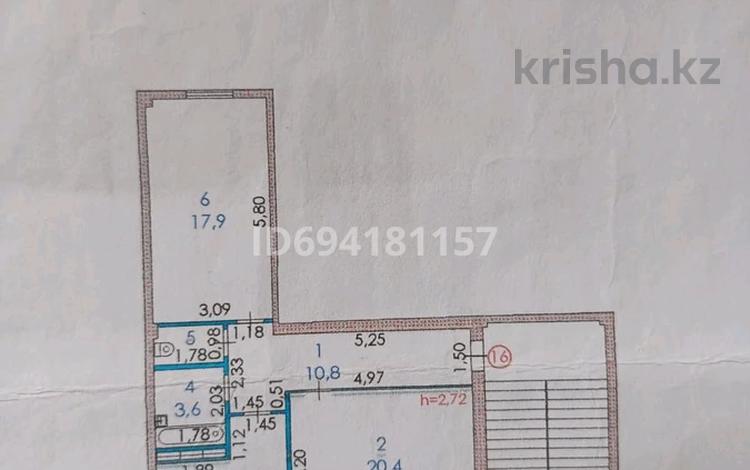 2-комнатная квартира, 64.6 м², 6/6 этаж, Бергалиева 75 за 19 млн 〒 в Атырау — фото 2