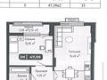 2-бөлмелі пәтер · 48 м² · 5/9 қабат, А102 11/3, бағасы: 20.4 млн ₸ в Астане, Сарайшык р-н — фото 3
