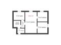 3-комнатная квартира, 41.3 м², 2/4 этаж, Дощанова за 17.5 млн 〒 в Костанае — фото 12
