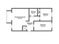 3-комнатная квартира · 68 м² · 5/5 этаж, С. Баймагамбетова 183 за 24 млн ₸ в Костанае — фото 2