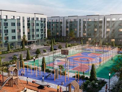 3-комнатная квартира · 76.39 м², мкр Бозарык , мкр. Бозарык за ~ 24.4 млн 〒 в Шымкенте, Абайский р-н